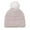 Beige, variant on NOKIO FUOITAToddler Winter Hat Toddler Pom Pom Beanie Kids Warm Lined Knit Hat Baby Winter Hats for Girls Boys Toddler Baby Boys Girls Knitted Cap Beaniess Pompom Elastics Turban Winter Warm Hat