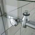 thumbnail image 2 of Sunny Shower 60 in.W x 79 in.H Frameless Sliding Chrome Shower Door 3/8 in. Tempered Glass, 2 of 10