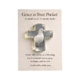 thumbnail image 4 of Cadancy Easter Basket Stuffers Religious Gifts Glass Cross Token with Dove Image Christian Faith Keepsake with Poem Card Church Baptism Present for Men Women Family(B), 4 of 4