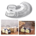 thumbnail image 3 of Sonew Cake Baking Collar,100Pcs Cake Edge Wrap Semicircle Transparent Cake Mousse Baking Collar Accessory,Cake Wrapping Tool, 3 of 10