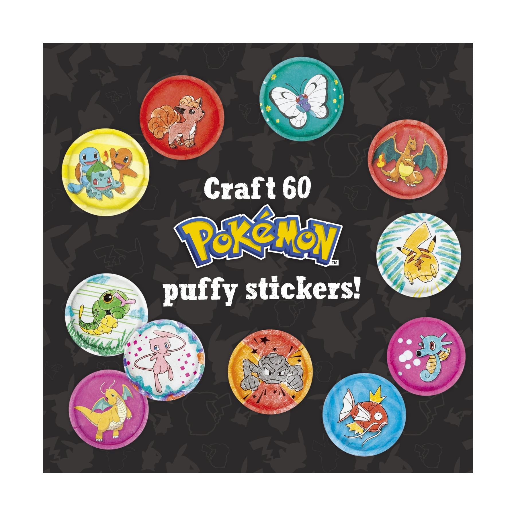 Klutz Pokemon Color-In 3D Puffy Stickers