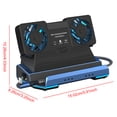 thumbnail image 2 of Estación Acoplamiento Gigabit Ethernet PD100W 4 Puertos USB Ventilador Refrigeración Dual 4K @ 60Hz para Steam Deck Y Legion GO, 2 of 9