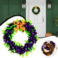 thumbnail image 2 of MOQIN Halloween Decorations Tinsel Wreath, Halloween Wreath for Front Door, 15 Inch Metallic Tinsel Twist Hanging Streamers for Indoor Window Party Holiday Wall Home Decor, 2 of 9