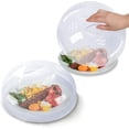 thumbnail image 4 of Microwave Splatter Cover for Food Large Microwave Plate Food Cover With Easy Grip Handle Anti-Splatter Lid With Enlarge Perforated Steam Vents,11.5 Inch,BPA Free & Dishwasher Safe, 4 of 9