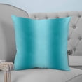 thumbnail image 4 of Turquoise Ombre 24x24 Pillow Covers Set of 2, Farmhouse Teal Gradient Modern Art Throw Pillow Covers Decorative Couch Cushion Case, Microfiber Square Pillowcases for Bedroom Car Living Room, 4 of 7