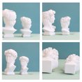 thumbnail image 5 of Portalápices de resina, estatua de David, estatua en miniatura, retrato, caja de almacenamiento de brochas de maquillaje, maceta, mesa, caja de almacenamiento de escritorio L, 5 of 5