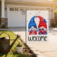 thumbnail image 5 of QuanTara Double Sided Patriotic Garden Flag, 11.8x17.7in Americans Flag Outdoor Yard Porch Decoration for 4th of July, Memorial Day, Home Decor, 5 of 6