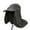 Dark green, variant on Naturalour Men Women Outdoor Sport Fishing Hiking Hat UV Protection Face Neck Flap Sun Cap