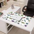 thumbnail image 3 of Long Mouse Pads for Desk,White Cartoon Dinosaurs Names Pattern Desk Mats on Top Of Desks, Desk Mouse Pad Extra Large with 3mm Non-Slip Base and Stitched Edge for Gaming,Office,Work,Home 31.5"x15.7", 3 of 6