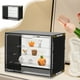 thumbnail image 1 of Storage Display Rack | Transparent Hand Puppet Display Case - Multifunctional Stackable Storage Organizer with Removable Partition | 27x22x18cm Plastic Box | Clear Cover, 1 of 6