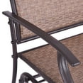 thumbnail image 6 of Gymax Patio Loveseat Glider Rocking Bench Double Chair With Arm Backyard Outdoor, 6 of 7