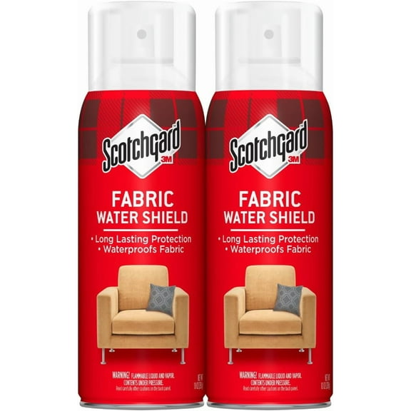 Fabric Water Shield, Water Repellent Spray for Spring and Summer Clothing and Household Upholstery Items, Long-Lasting Protection for Seasonal Fabric, Two 10 Oz Cans (Pack of 2)