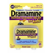 Dramamine Motion Sickness Relief for Kids, Grape Flavor, 8 Count (Pack of 4)