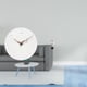 thumbnail image 2 of Reloj de pared decorativo, estatua de arte abstracto, escultura de resina, tablero de fibra de densidad media, ideal para sala de estar, dormitorio, o, 2 of 8