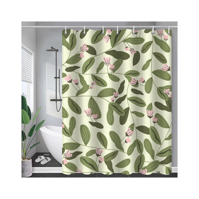 Hi,Fancy Bathroom Showering Curtain Waterproof Polyester Modern Style Bathing Printing Curtains Decoration Drape Household Toilet Type 6