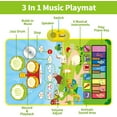 thumbnail image 7 of Faburo Baby Toys for 1 Year Old Boys Girls, 3 in 1 Musical Toys Toddler Piano & Drum Mat, Toys for Ages 1-5 ,Green, 7 of 7