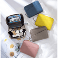 thumbnail image 3 of Monedero de piel auténtica de estilo japonés con múltiples tarjetas, monedero RFID, tarjetero con cremallera, monedero para hombre y mujer, gran capacidad, 3 of 6