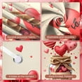 thumbnail image 3 of Cute Cow Valentine's Day Banner Red Heart Love Backdrop Pink Rose Romantic  Heart Background for Valentine's Day Party Romantic Celebration Indoor Decoration, 3 of 8