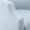 thumbnail image 3 of Infinity Sky Blue Polyester Fabric Swivel and Rocker Barrel Accent Chair, 3 of 8