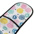 thumbnail image 2 of Dailycode Double Sided Oven Mitt with Loop Heat Resistant Kitchen Long Potholders 7" x 35" Swirl Circle, 2 of 6