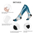 thumbnail image 5 of Sikiie Nurse Doctor Gnomes 1 Pairs Compression Socks for Men and Women 15-20 mmHg Running Support Socks, 5 of 7