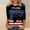 Black, variant on Womens Shirts Summer 250Th Anniversary 3/4 Sleeve Usa for Women Patriotic Flag Tops 17762026 T 250 Anniversary Usa Shirt Women Red 3XL