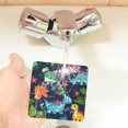 thumbnail image 5 of Multi-Shape Mdf Cork Coaster 4 Pieces Of Anti-Slip, Anti-Wear And Anti-Fouling 3.9in Easy To Clean And Stable Structure Cute Dinosaurs And Green-Banded Leaves Square, 5 of 7