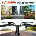 thumbnail image 5 of iSinwheel F2 500W Foldable Electric Scooter with Seat for Teen Adults,10 Inch Commuter Escooter with Basket & Wide pedals - Up to 18 Miles 19 Mph, 5 of 13