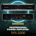 thumbnail image 4 of MUSYSIC 2 Channel Power Amplifier Distortion Free and Clear Sound - Professional 2U Chassis Rack Mount Amplifiers for DJs/Experts/Events w/ATR Technology/XLR and 1/4 Inch Inputs - 3200 Watts, 4 of 7