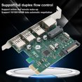 thumbnail image 1 of Card ST610 PCI E Ultra High Speed USB 3.0 Giga RJ45  Expansion Adapter Riser Card, 1 of 8