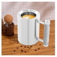 thumbnail image 4 of Heavy Mug 18LB, 10.6oz, 304 Stainless Steel Dumbbell Fitness Sports Heavy Cup, Gym Weighted Mug for Coffee Water Beer, Fitness Water Cup for Home Workout & Strength Training, 4 of 9