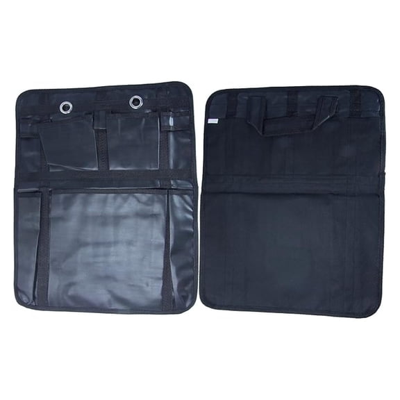 Central Vacuum Tool Caddy - Reinforced Vinyl Case for 2 Wands & 5 Tools - Portable Vacuum Attachment Organizer - Durable Cleaning Accessory Storage