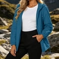 thumbnail image 5 of Sheghy Womens Hooded Waterproof Zip‑Up Raincoat‑Style Windbreaker for Everyday Urban Wear, 5 of 6