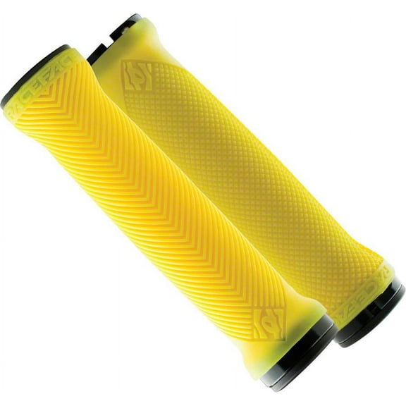 RaceFace Lovehandle Grips - Neon Yellow Lock-On