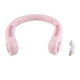 thumbnail image 1 of Ventilador de cuello USB, 3 niveles, bajo nivel de ruido, recargable, sin aspas, batería de larga duración, ventilador de cuello portátil para ir de compras, viajar al aire libre, rosa, 1 of 14