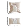 thumbnail image 3 of Embroidered Easter Elements, New Pillows For Living Room And Bedroom, Easter Decoration, Easter Pillowcases，Pillow Cover Without Core 1pc, 3 of 4
