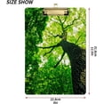 thumbnail image 3 of FMSHPON Tree Forest Clipboard Hardboard Wood Nursing Clip Board and Pull for Standard A4 Letter 13x9 inches, 3 of 7