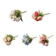 thumbnail image 3 of Ramo de flores artificiales Cateissary de peonía Decoración de oficina para novia Blanco, 3 of 6