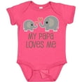 thumbnail image 3 of Inktastic My Papa Loves Me Grandchild Boys or Girls Baby Bodysuit, 3 of 5