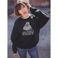 thumbnail image 2 of Raccoons Are Mocking Me Sweatshirt Women -Smartprints Designs, Female 3X-Large, 2 of 4