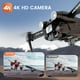 thumbnail image 4 of Dron D96 con cámara dual 4K HD para adultos y principiantes, plegable, modo "sígueme", 3 baterías, 36 minutos de vuelo, color negro, 4 of 8