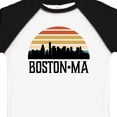 thumbnail image 4 of Inktastic Boston Massachusetts Skyline Sunset Boys or Girls Toddler T-Shirt, 4 of 5