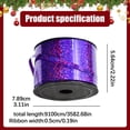 thumbnail image 3 of 100 Yard Purple Metallic Laser Curling Ribbon, Balloon String, Shiny Curly Ribbon for Balloons, Gift Wrapping, DIY Crafts & Flower Bouquet, Birthday Party Decor, 3 of 4