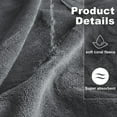 thumbnail image 3 of GoXteam Men's Towel Wrap Swimming Beach Towel Blanket Elastic Waist Towel for Sauna or Gym, Bath Towel Wrap for Men Secure & Adjustable Mens Shower wrap, Gray, 3 of 7