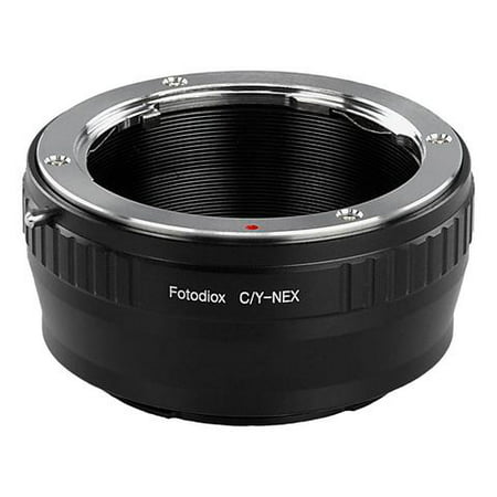 Fotodiox Lens Mount Adapter - Contax/Yashica (CY) SLR Lens to Sony Alpha E-Mount Mirrorless Camera (Best Contax Yashica Lenses)