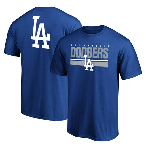 Men's Royal Los Angeles Dodgers End Game Team Wordmark T-Shirt