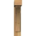 thumbnail image 2 of Ekena Millwork 6"W x 26"D x 30"H Thorton Block Rough Sawn Bracket w/ Offset Brace, Western Red Cedar, 2 of 25