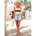 thumbnail image 6 of Women's summer sleeveless loose pleated square neck sleeveless shirt basic style, 6 of 6