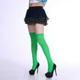 thumbnail image 2 of Yuanlong Womens Thigh-High Stockings Solid Color Sheer Over-The-Knee Socks Stretchy Stylish Valentine'S Day Lady Long Socks, 2 of 3