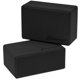 thumbnail image 3 of Prosourcefit Bloques De Espuma Para Yoga, Juego De 2 Ladrillos De Yoga Eva De Alta Densidad, Soporte De Yoga Resistente, Tamaño Grande 4 X 6 X 9 (Negro) (Ps-2403-Blocks-Black), 3 of 5